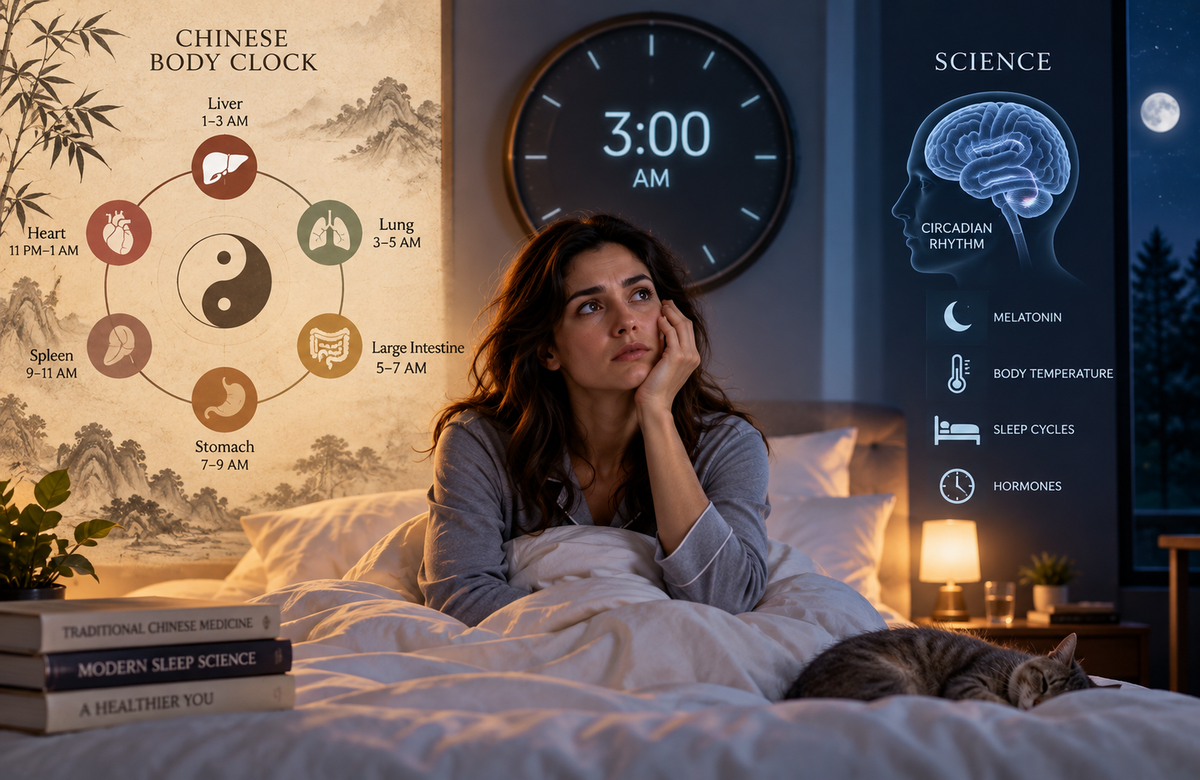 Waking Up at the Same Time Every Night? Chinese Body Clock vs Science